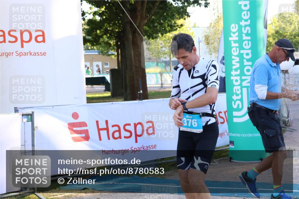 07.09.2025 - 19. Norderstedt Triathlon Zöllner http://msf.ph/oto/8780583 07.09.2025 17:35:56 Ziel 376, 934 meine-sportfotos.de