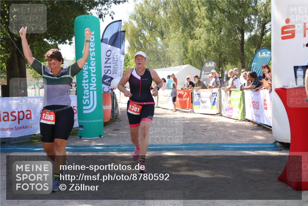 07.09.2025 - 19. Norderstedt Triathlon Zöllner http://msf.ph/oto/8780592 07.09.2025 12:50:46 Ziel 1286, 1381 meine-sportfotos.de
