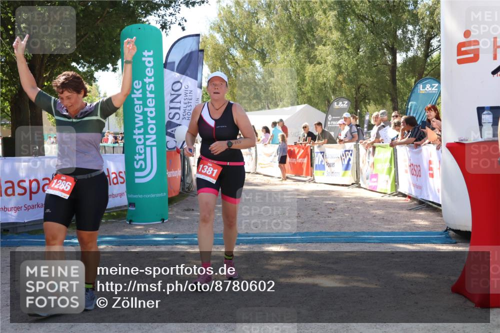 07.09.2025 - 19. Norderstedt Triathlon Zöllner http://msf.ph/oto/8780602 07.09.2025 12:50:46 Ziel 1286, 1381 meine-sportfotos.de