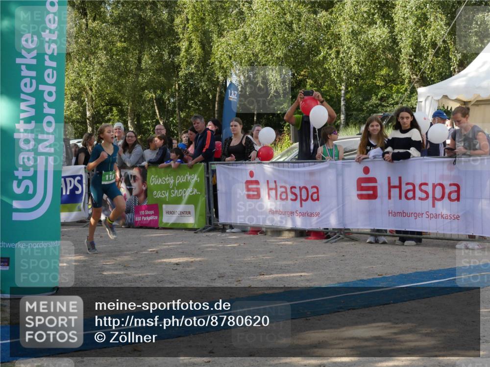 07.09.2025 - 19. Norderstedt Triathlon Zöllner http://msf.ph/oto/8780620 07.09.2025 10:54:27 Ziel 93, 118 meine-sportfotos.de