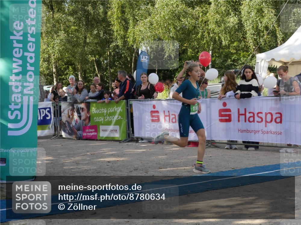 07.09.2025 - 19. Norderstedt Triathlon Zöllner http://msf.ph/oto/8780634 07.09.2025 10:54:28 Ziel 93, 118 meine-sportfotos.de