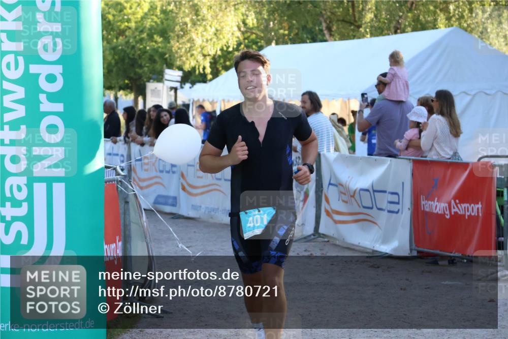 07.09.2025 - 19. Norderstedt Triathlon Zöllner http://msf.ph/oto/8780721 07.09.2025 17:36:53 Ziel 401 meine-sportfotos.de
