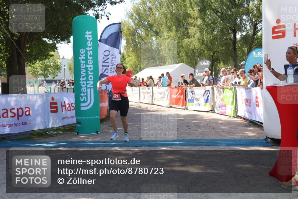 07.09.2025 - 19. Norderstedt Triathlon Zöllner http://msf.ph/oto/8780723 07.09.2025 12:51:21 Ziel 803 meine-sportfotos.de