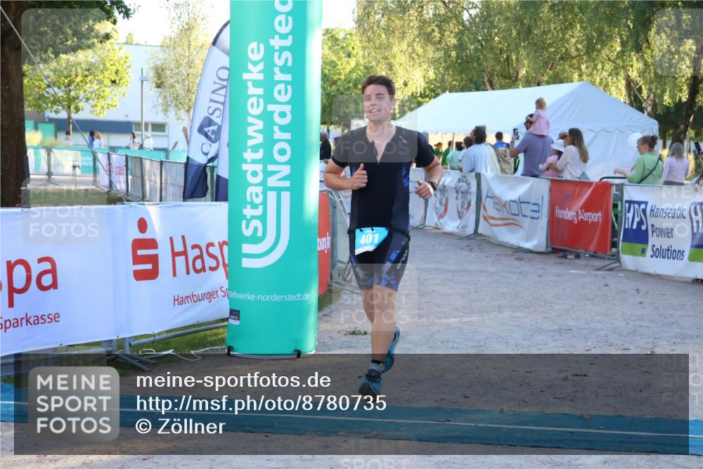 07.09.2025 - 19. Norderstedt Triathlon Zöllner http://msf.ph/oto/8780735 07.09.2025 17:36:53 Ziel 401 meine-sportfotos.de