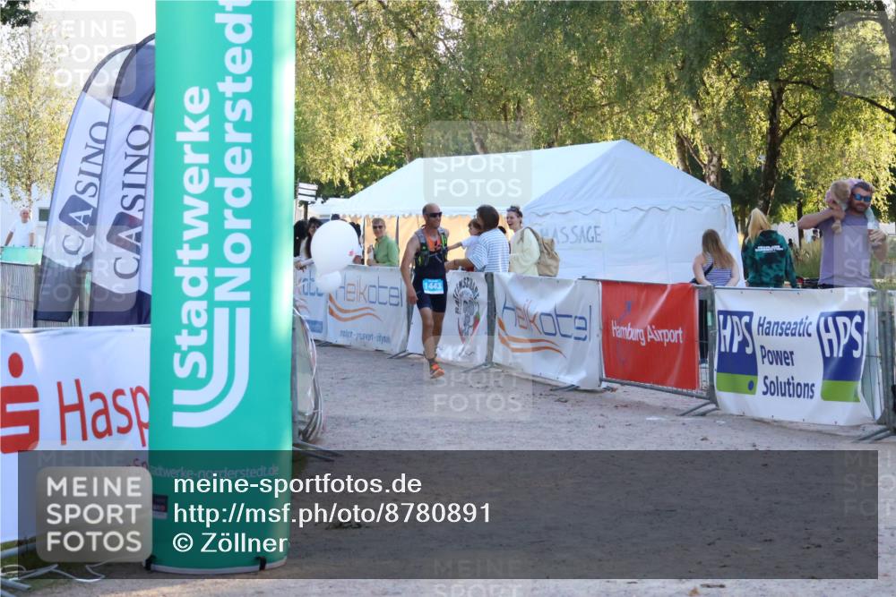 07.09.2025 - 19. Norderstedt Triathlon Zöllner http://msf.ph/oto/8780891 07.09.2025 17:37:39 Ziel 1443 meine-sportfotos.de