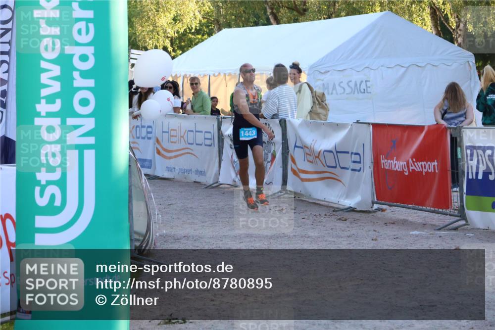 07.09.2025 - 19. Norderstedt Triathlon Zöllner http://msf.ph/oto/8780895 07.09.2025 17:37:39 Ziel 1443 meine-sportfotos.de