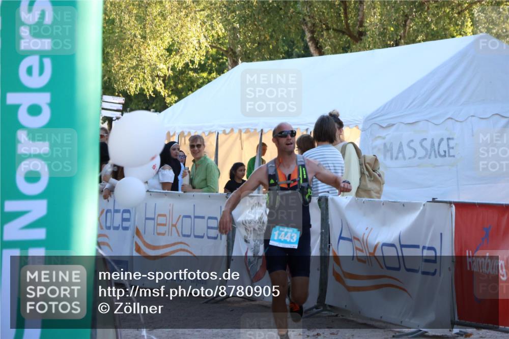 07.09.2025 - 19. Norderstedt Triathlon Zöllner http://msf.ph/oto/8780905 07.09.2025 17:37:40 Ziel 1443 meine-sportfotos.de
