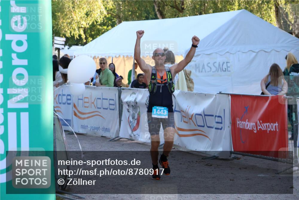 07.09.2025 - 19. Norderstedt Triathlon Zöllner http://msf.ph/oto/8780917 07.09.2025 17:37:41 Ziel 1443 meine-sportfotos.de