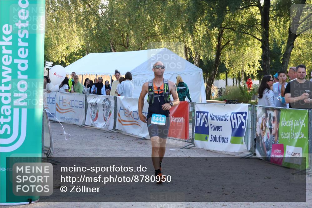 07.09.2025 - 19. Norderstedt Triathlon Zöllner http://msf.ph/oto/8780950 07.09.2025 17:37:43 Ziel 1443 meine-sportfotos.de