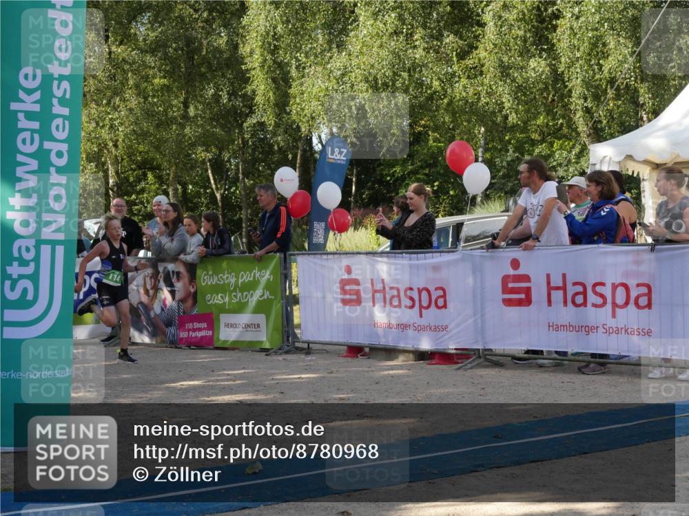 07.09.2025 - 19. Norderstedt Triathlon Zöllner http://msf.ph/oto/8780968 07.09.2025 10:56:27 Ziel 89, 109, 114, 668, 1150 meine-sportfotos.de