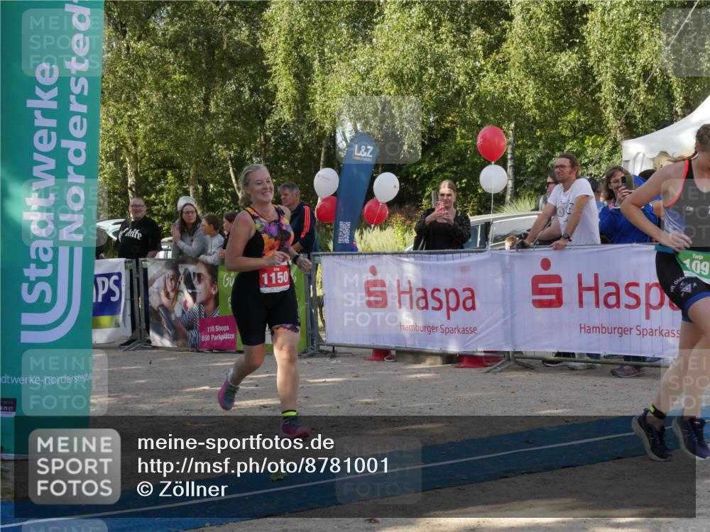 07.09.2025 - 19. Norderstedt Triathlon Zöllner http://msf.ph/oto/8781001 07.09.2025 10:56:29 Ziel 109, 114, 668, 1150 meine-sportfotos.de