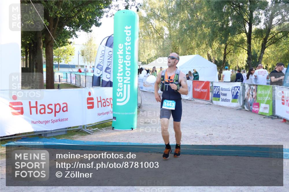 07.09.2025 - 19. Norderstedt Triathlon Zöllner http://msf.ph/oto/8781003 07.09.2025 17:37:45 Ziel 1443 meine-sportfotos.de