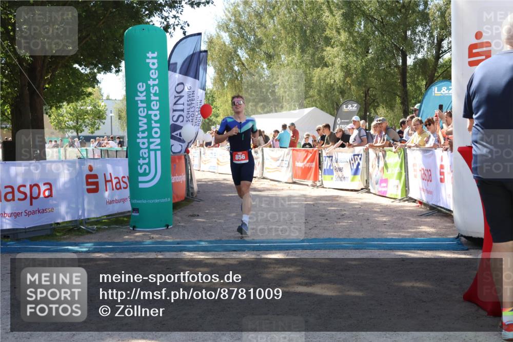 07.09.2025 - 19. Norderstedt Triathlon Zöllner http://msf.ph/oto/8781009 07.09.2025 12:52:31 Ziel 856 meine-sportfotos.de