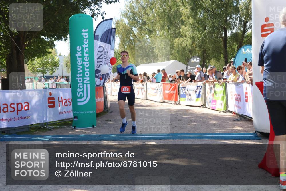 07.09.2025 - 19. Norderstedt Triathlon Zöllner http://msf.ph/oto/8781015 07.09.2025 12:52:31 Ziel 856 meine-sportfotos.de