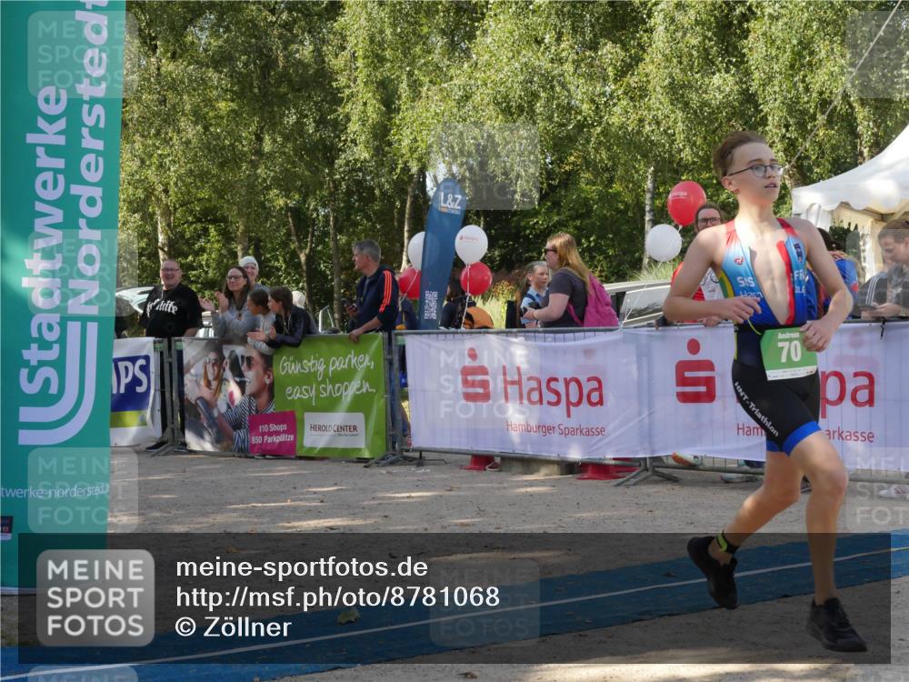 07.09.2025 - 19. Norderstedt Triathlon Zöllner http://msf.ph/oto/8781068 07.09.2025 10:56:39 Ziel 70, 102, 682 meine-sportfotos.de