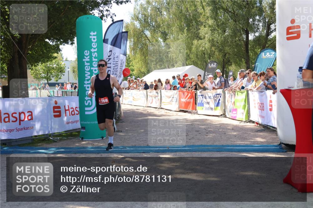 07.09.2025 - 19. Norderstedt Triathlon Zöllner http://msf.ph/oto/8781131 07.09.2025 12:53:16 Ziel 802, 1359 meine-sportfotos.de