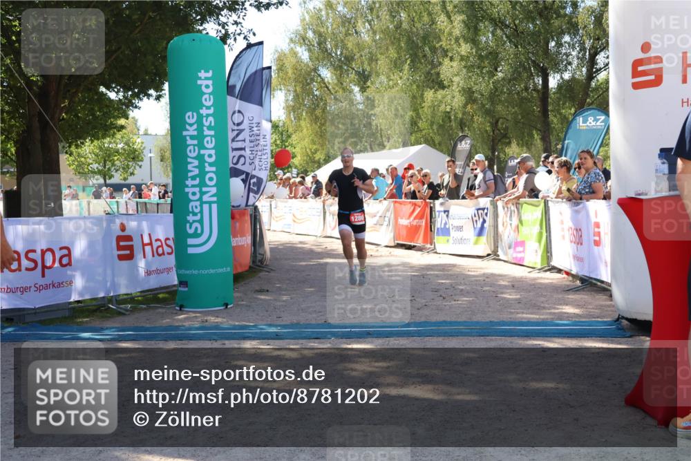 07.09.2025 - 19. Norderstedt Triathlon Zöllner http://msf.ph/oto/8781202 07.09.2025 12:54:00 Ziel 192, 1280 meine-sportfotos.de