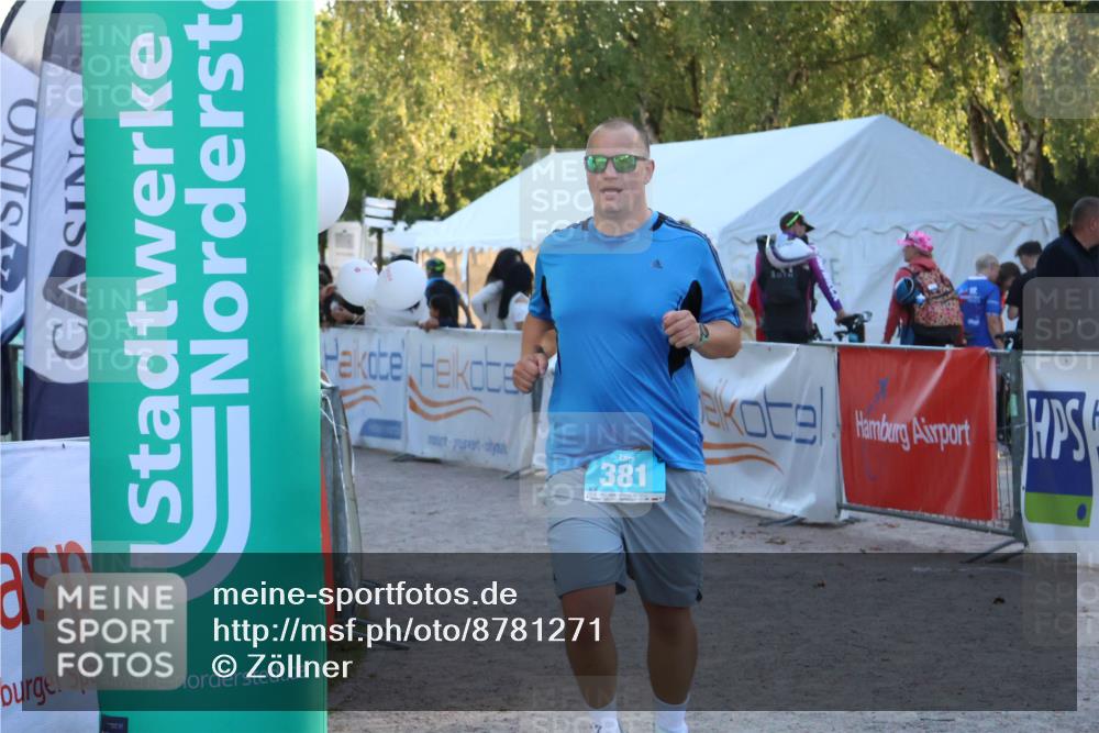 07.09.2025 - 19. Norderstedt Triathlon Zöllner http://msf.ph/oto/8781271 07.09.2025 17:39:17 Ziel 381 meine-sportfotos.de