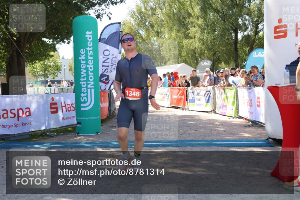 07.09.2025 - 19. Norderstedt Triathlon Zöllner http://msf.ph/oto/8781314 07.09.2025 12:55:01 Ziel 1346 meine-sportfotos.de