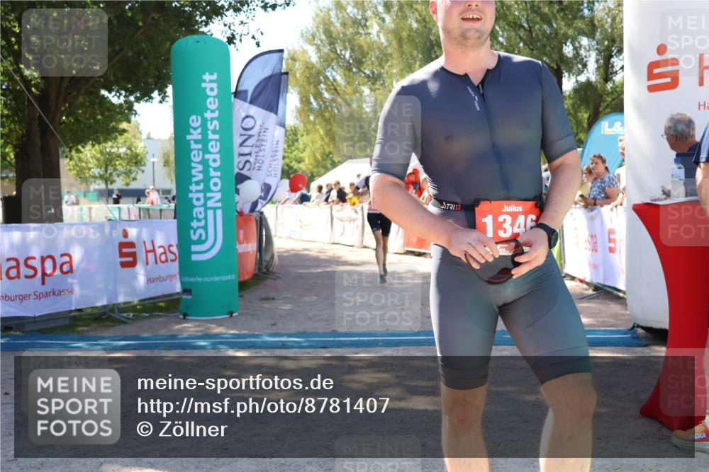 07.09.2025 - 19. Norderstedt Triathlon Zöllner http://msf.ph/oto/8781407 07.09.2025 12:55:35 Ziel 292 meine-sportfotos.de