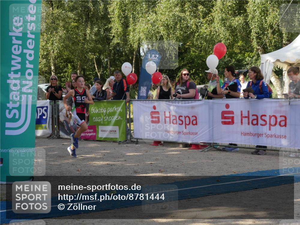 07.09.2025 - 19. Norderstedt Triathlon Zöllner http://msf.ph/oto/8781444 07.09.2025 10:58:02 Ziel 130 meine-sportfotos.de