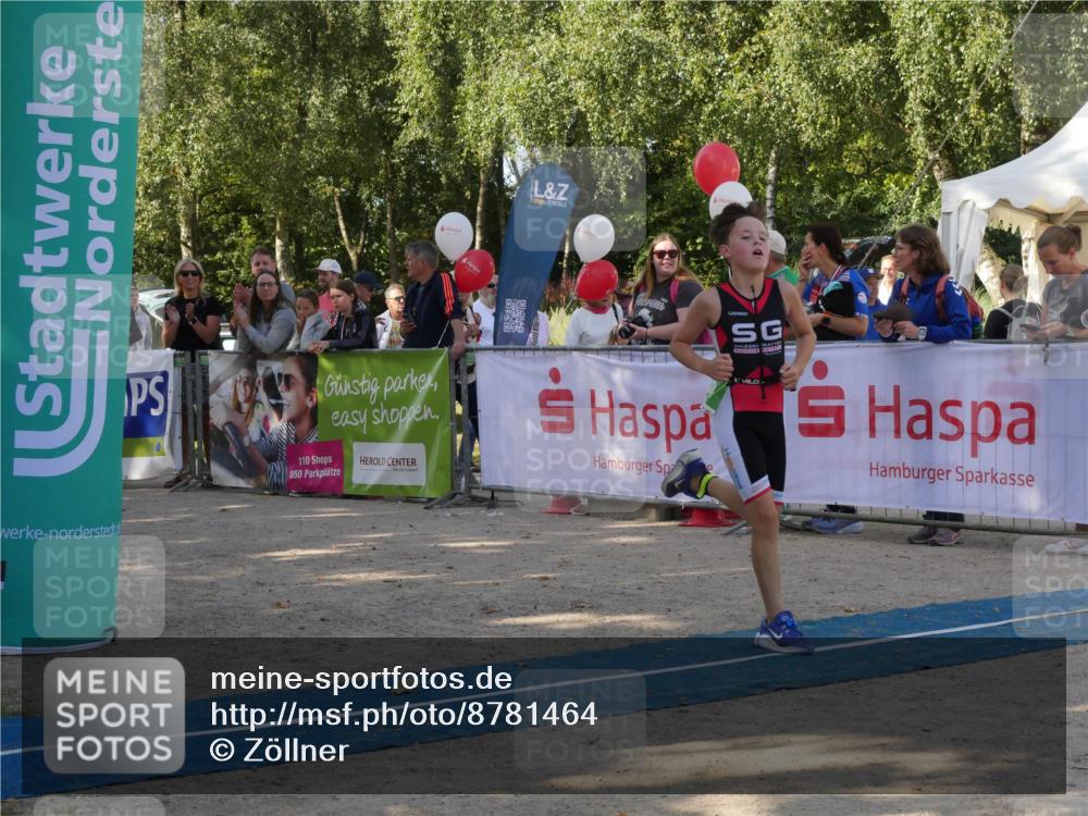 07.09.2025 - 19. Norderstedt Triathlon Zöllner http://msf.ph/oto/8781464 07.09.2025 10:58:03 Ziel 130 meine-sportfotos.de