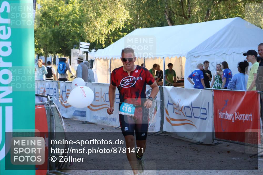 07.09.2025 - 19. Norderstedt Triathlon Zöllner http://msf.ph/oto/8781471 07.09.2025 17:42:56 Ziel 418 meine-sportfotos.de