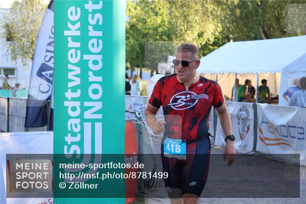 07.09.2025 - 19. Norderstedt Triathlon Zöllner http://msf.ph/oto/8781499 07.09.2025 17:42:58 Ziel 418 meine-sportfotos.de