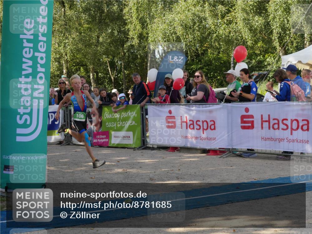 07.09.2025 - 19. Norderstedt Triathlon Zöllner http://msf.ph/oto/8781685 07.09.2025 10:58:58 Ziel 106 meine-sportfotos.de