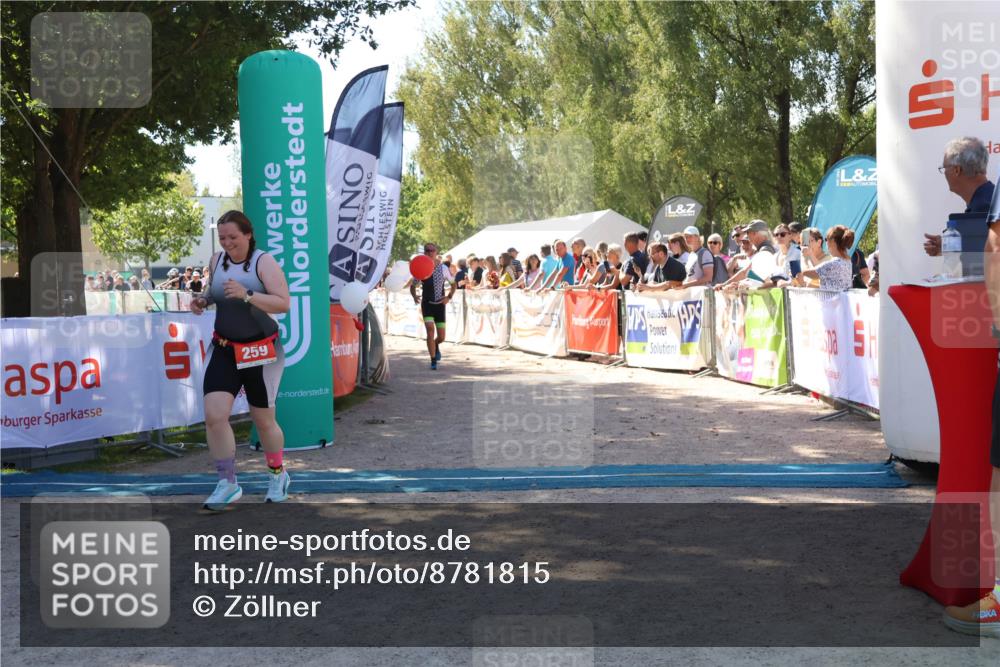 07.09.2025 - 19. Norderstedt Triathlon Zöllner http://msf.ph/oto/8781815 07.09.2025 12:57:45 Ziel 259, 898 meine-sportfotos.de