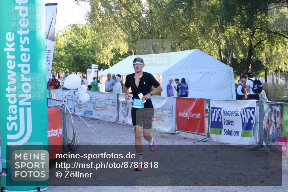 07.09.2025 - 19. Norderstedt Triathlon Zöllner http://msf.ph/oto/8781818 07.09.2025 17:44:06 Ziel 372 meine-sportfotos.de