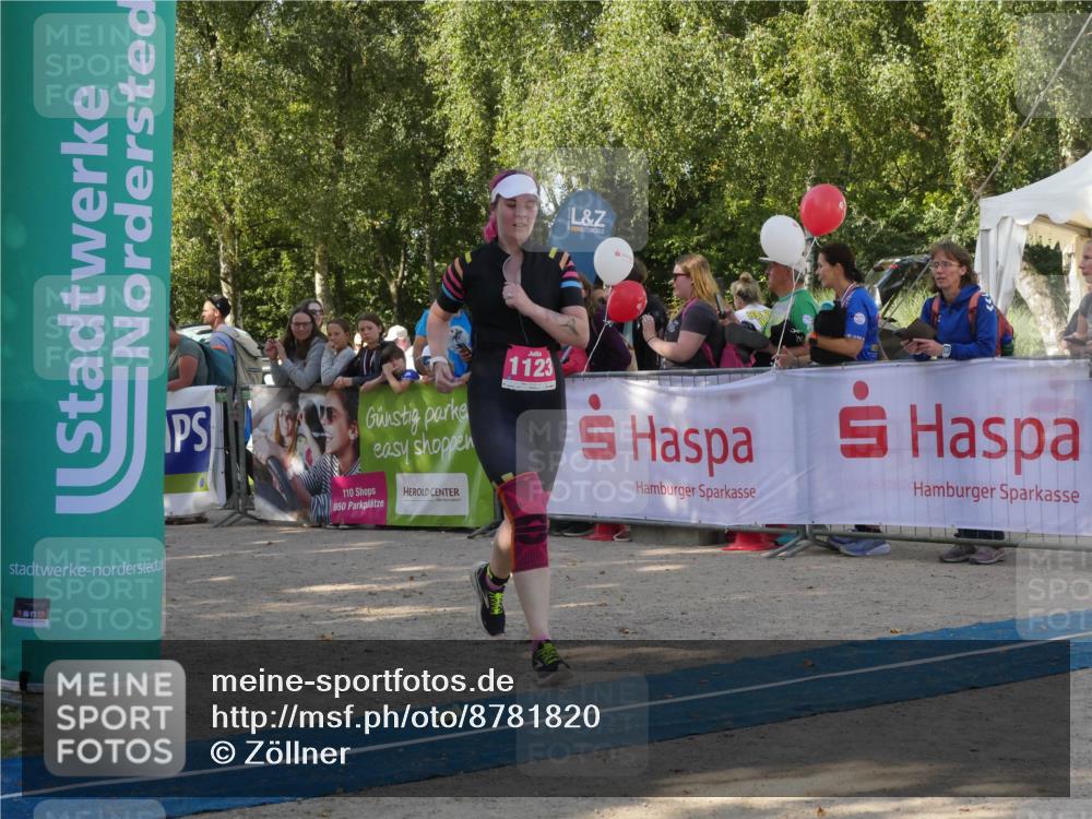 07.09.2025 - 19. Norderstedt Triathlon Zöllner http://msf.ph/oto/8781820 07.09.2025 10:59:59 Ziel 73, 132, 1123 meine-sportfotos.de