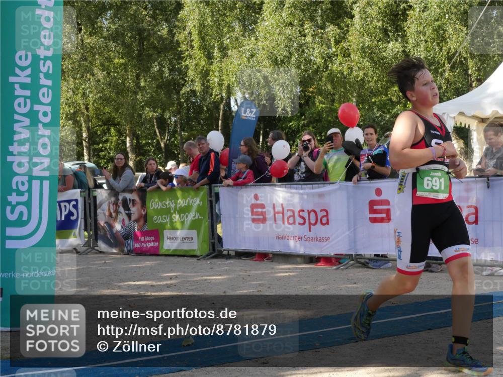 07.09.2025 - 19. Norderstedt Triathlon Zöllner http://msf.ph/oto/8781879 07.09.2025 11:00:19 Ziel 61, 681, 691 meine-sportfotos.de