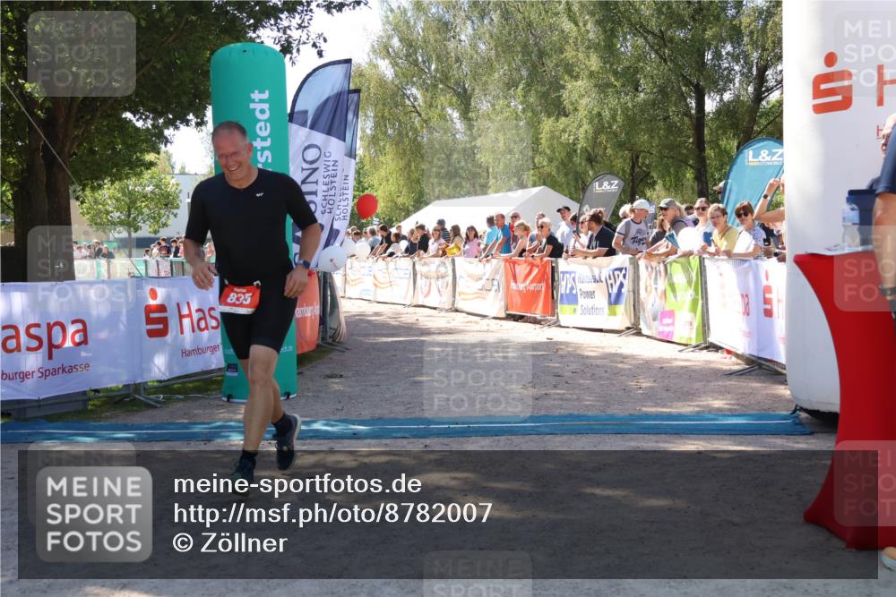 07.09.2025 - 19. Norderstedt Triathlon Zöllner http://msf.ph/oto/8782007 07.09.2025 12:58:31 Ziel 835 meine-sportfotos.de