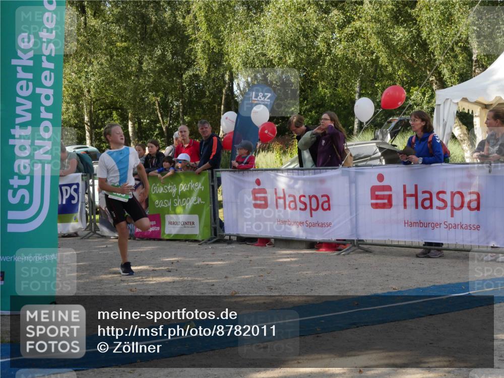 07.09.2025 - 19. Norderstedt Triathlon Zöllner http://msf.ph/oto/8782011 07.09.2025 11:00:46 Ziel 689 meine-sportfotos.de