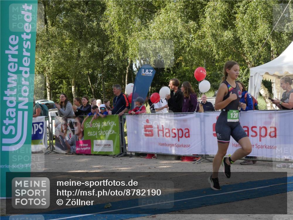 07.09.2025 - 19. Norderstedt Triathlon Zöllner http://msf.ph/oto/8782190 07.09.2025 11:01:41 Ziel 120 meine-sportfotos.de