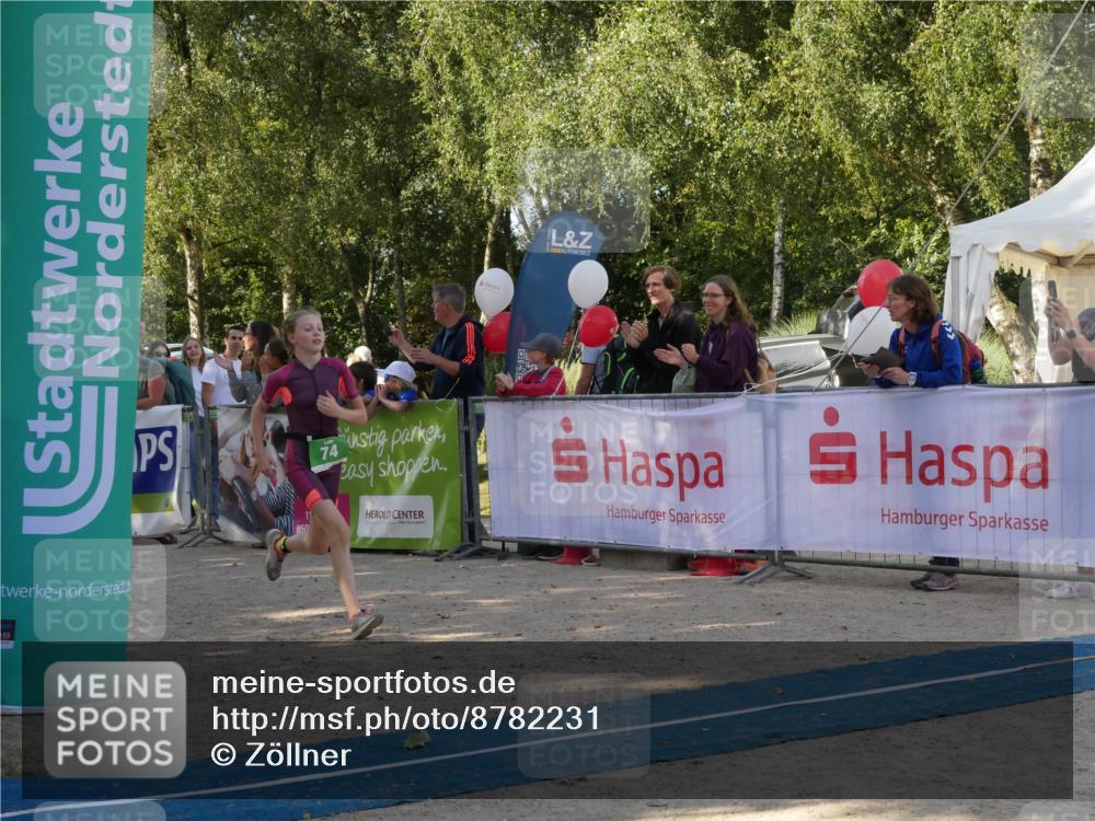 07.09.2025 - 19. Norderstedt Triathlon Zöllner http://msf.ph/oto/8782231 07.09.2025 11:02:04 Ziel 74 meine-sportfotos.de