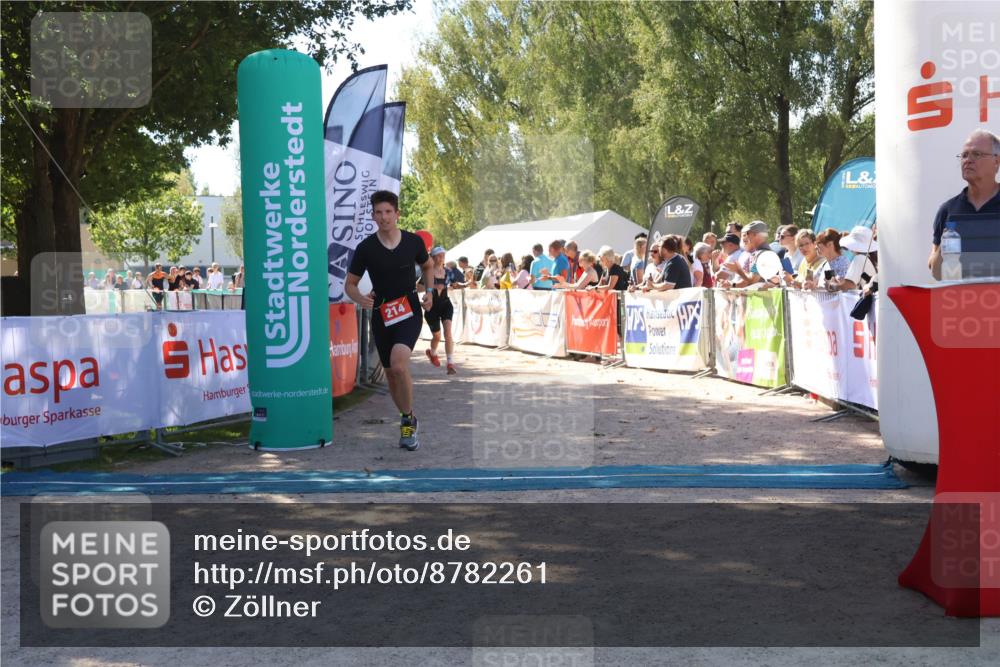 07.09.2025 - 19. Norderstedt Triathlon Zöllner http://msf.ph/oto/8782261 07.09.2025 13:00:07 Ziel 214, 776, 1255, 1343 meine-sportfotos.de