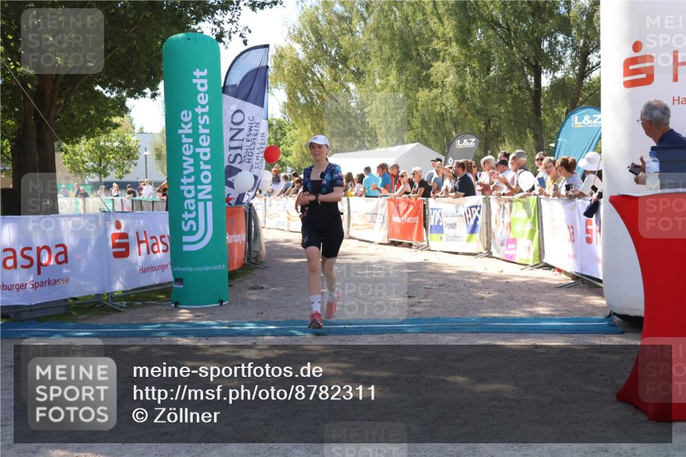 07.09.2025 - 19. Norderstedt Triathlon Zöllner http://msf.ph/oto/8782311 07.09.2025 13:00:10 Ziel 214, 1255, 1327, 1343 meine-sportfotos.de