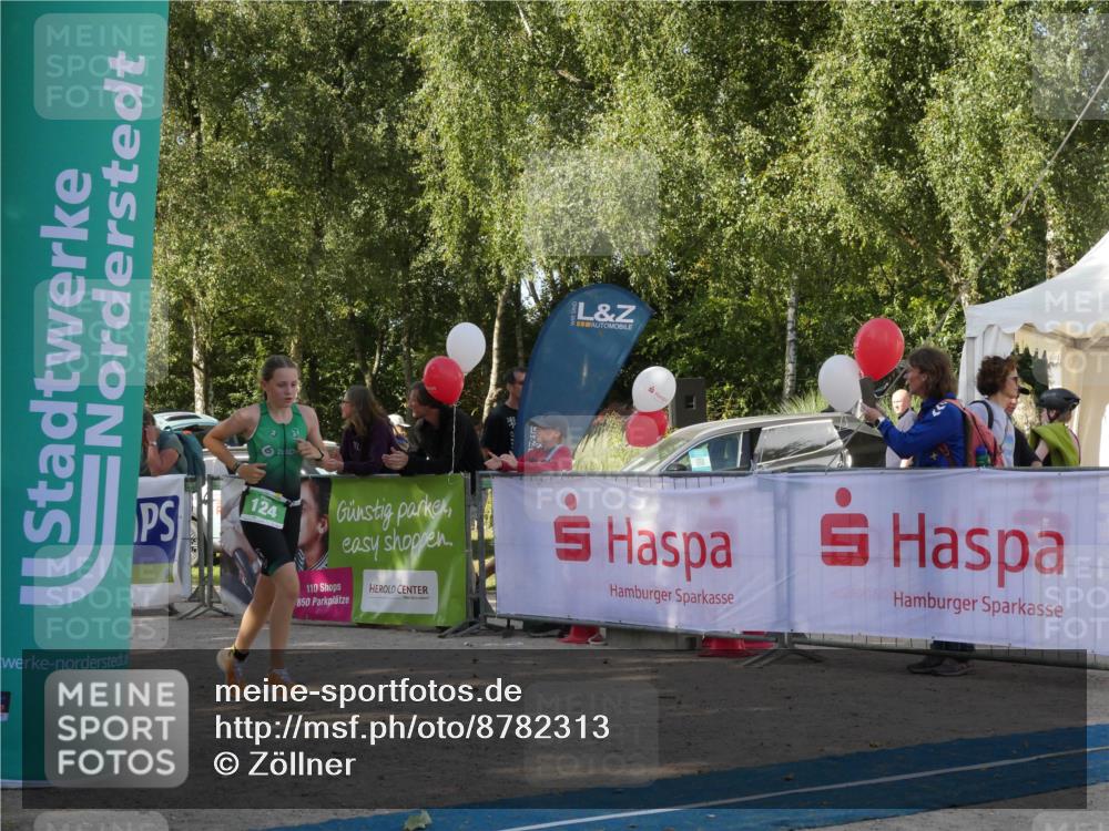 07.09.2025 - 19. Norderstedt Triathlon Zöllner http://msf.ph/oto/8782313 07.09.2025 11:03:03 Ziel 66, 124 meine-sportfotos.de