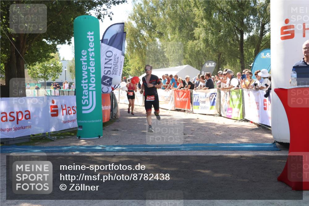 07.09.2025 - 19. Norderstedt Triathlon Zöllner http://msf.ph/oto/8782438 07.09.2025 13:00:27 Ziel 146, 830, 1370 meine-sportfotos.de