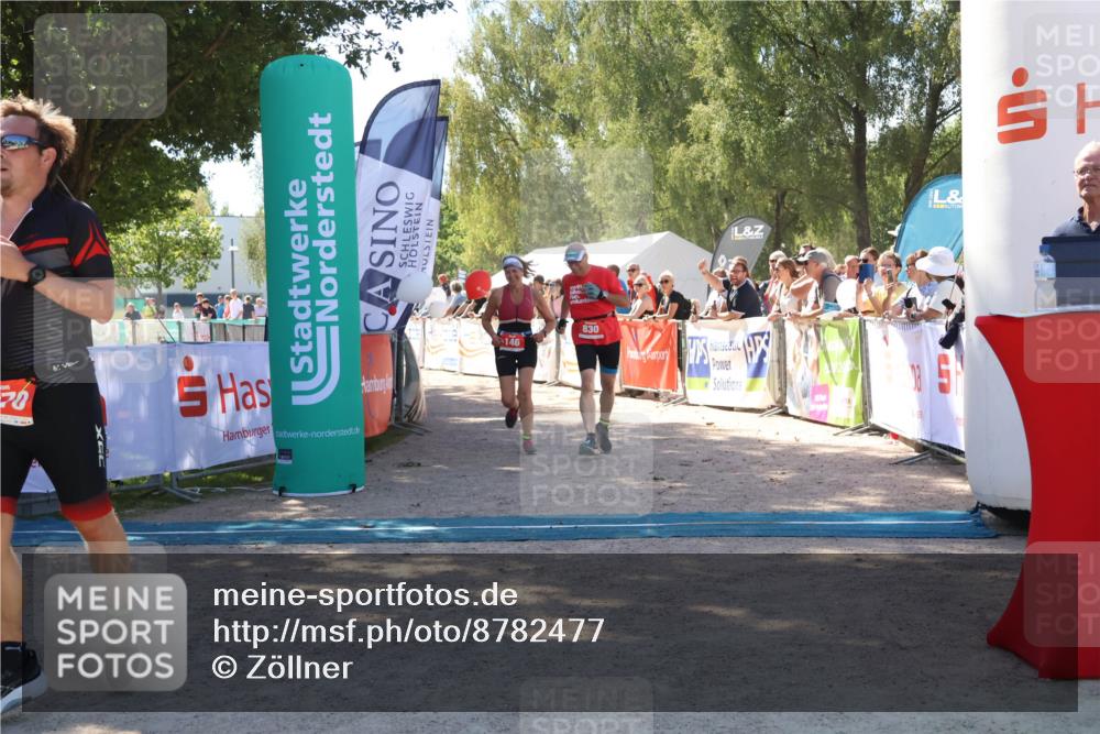 07.09.2025 - 19. Norderstedt Triathlon Zöllner http://msf.ph/oto/8782477 07.09.2025 13:00:29 Ziel 146, 830, 1370 meine-sportfotos.de