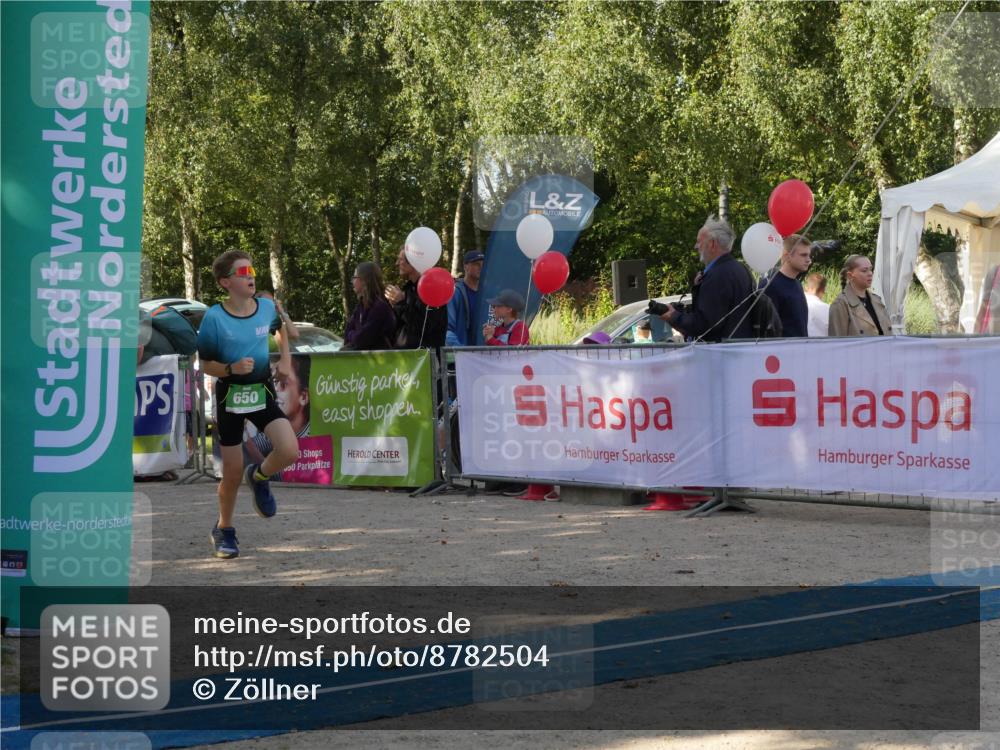 07.09.2025 - 19. Norderstedt Triathlon Zöllner http://msf.ph/oto/8782504 07.09.2025 11:05:03 Ziel 110, 650 meine-sportfotos.de