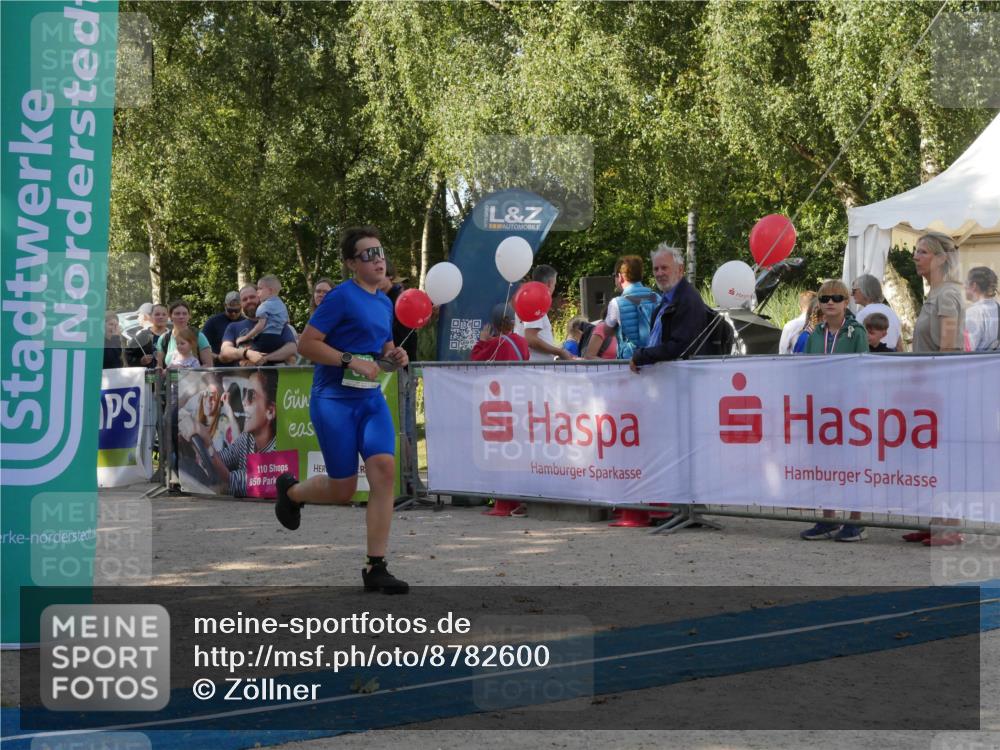 07.09.2025 - 19. Norderstedt Triathlon Zöllner http://msf.ph/oto/8782600 07.09.2025 11:05:58 Ziel 665 meine-sportfotos.de