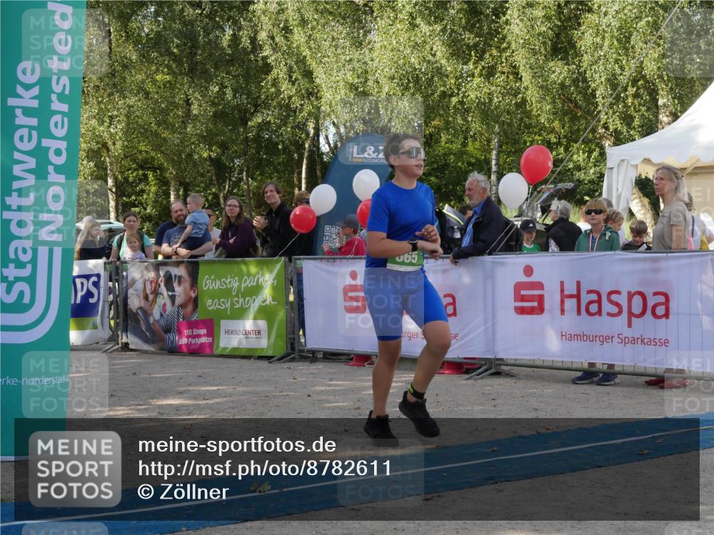 07.09.2025 - 19. Norderstedt Triathlon Zöllner http://msf.ph/oto/8782611 07.09.2025 11:05:59 Ziel 665 meine-sportfotos.de