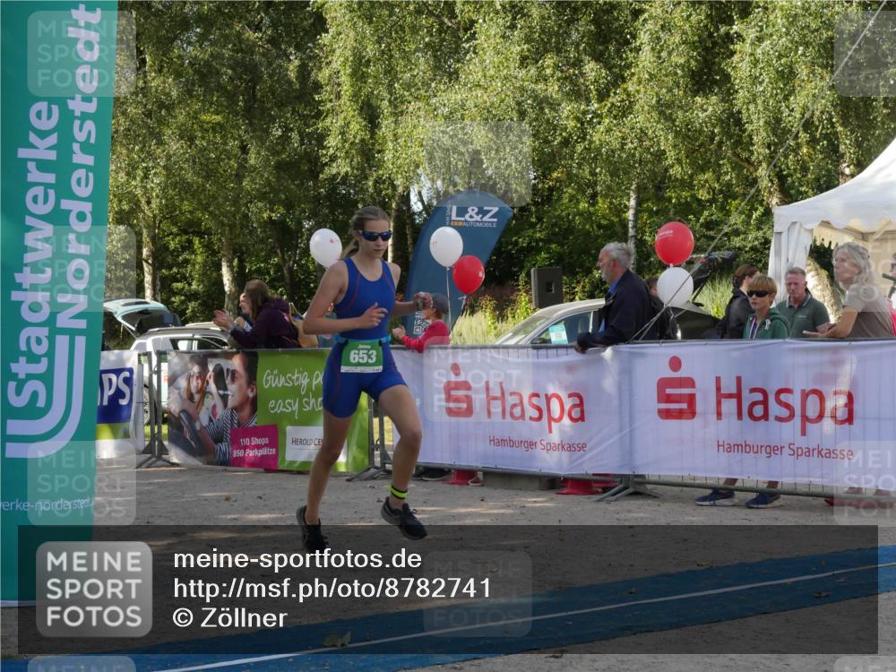 07.09.2025 - 19. Norderstedt Triathlon Zöllner http://msf.ph/oto/8782741 07.09.2025 11:08:57 Ziel 653 meine-sportfotos.de