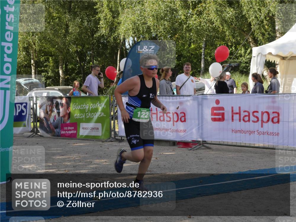 07.09.2025 - 19. Norderstedt Triathlon Zöllner http://msf.ph/oto/8782936 07.09.2025 11:16:10 Ziel 122 meine-sportfotos.de