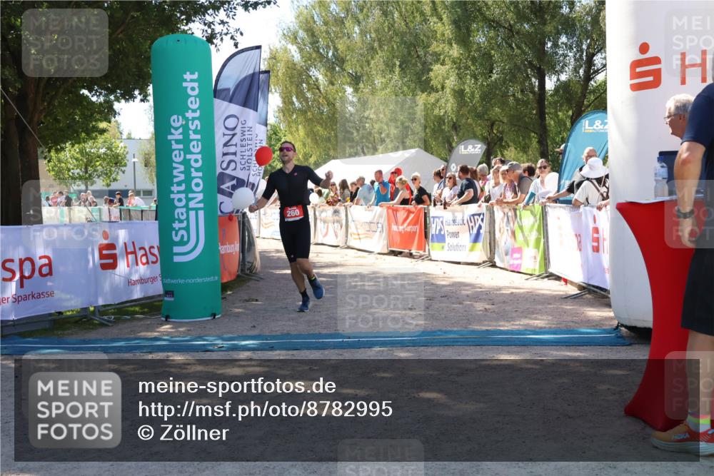 07.09.2025 - 19. Norderstedt Triathlon Zöllner http://msf.ph/oto/8782995 07.09.2025 13:02:53 Ziel 260 meine-sportfotos.de