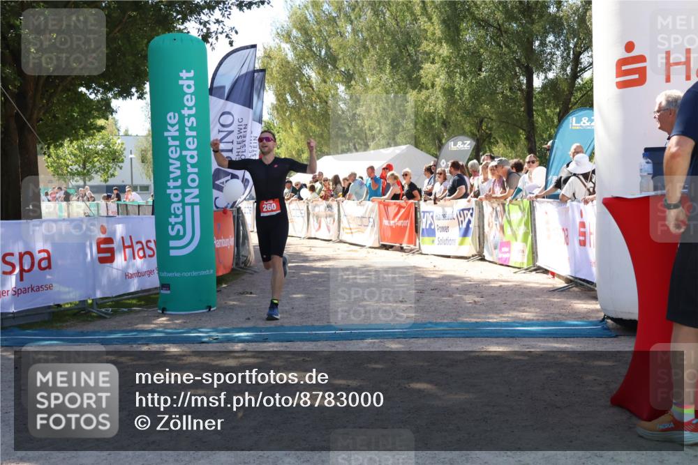07.09.2025 - 19. Norderstedt Triathlon Zöllner http://msf.ph/oto/8783000 07.09.2025 13:02:53 Ziel 260 meine-sportfotos.de