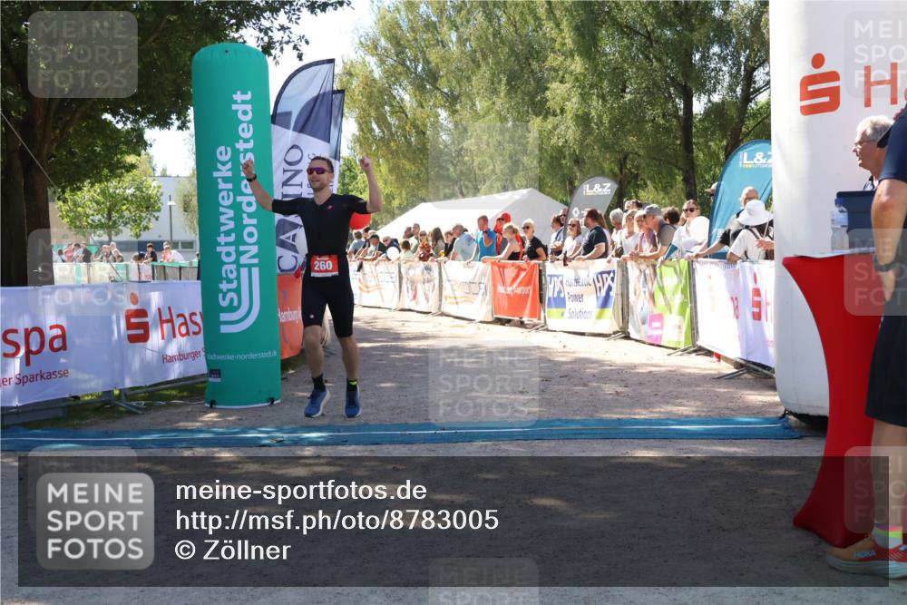 07.09.2025 - 19. Norderstedt Triathlon Zöllner http://msf.ph/oto/8783005 07.09.2025 13:02:54 Ziel 260 meine-sportfotos.de